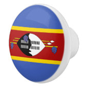 Eswatini-Flagge Keramikknauf (Rechts)
