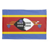 Eswatini-Flagge Kissenbezug (Rückseite)