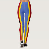 Eswatini-Flagge Leggings (Rückseite)