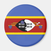 Eswatini-Flagge Magnet (Vorne)