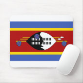 Eswatini-Flagge Mousepad (Mit Mouse)