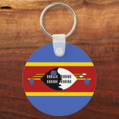 Eswatini-Flagge Schlüsselanhänger (Vorderseite)