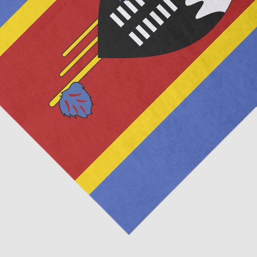 Eswatini-Flagge Seidenpapier (Ausschnitt)