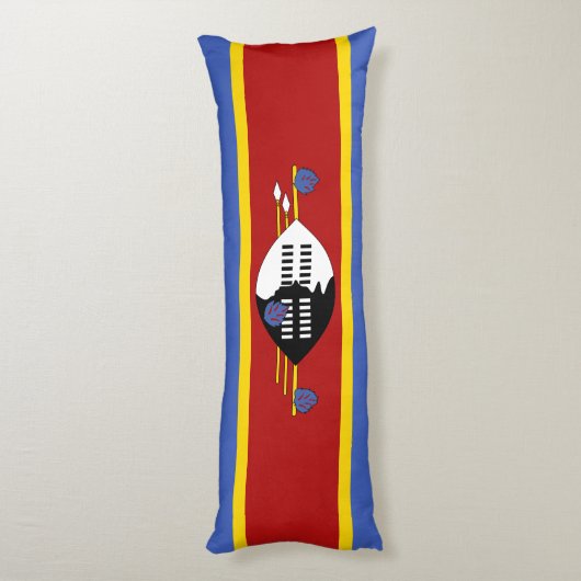 Eswatini-Flagge Seitenschläferkissen (Rückseite (Vertikal))