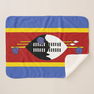 Eswatini-Flagge Sherpadecke