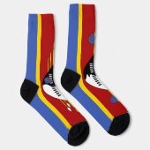 Eswatini-Flagge Socken (Rechts)