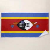 Eswatini-Flagge Strandtuch (Vorderseite)
