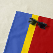 Eswatini-Flagge Strandtuch (Beispiel)