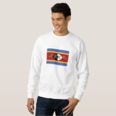 Eswatini-Flagge Sweatshirt (Vorne ganz)