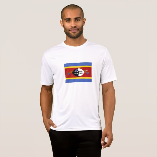 Eswatini-Flagge T-Shirt (Vorne ganz)