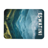 Eswatini Illustration Travel Art Vintag Magnet (Horizontal)