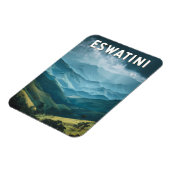 Eswatini Illustration Travel Art Vintag Magnet (Linke Seite)