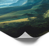 Eswatini Illustration Travel Art Vintag Poster (Ecke)