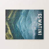Eswatini Illustration Travel Art Vintag Puzzle (Horizontal)