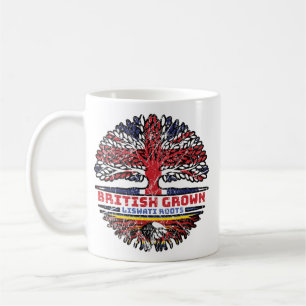 Eswatini Liswati Britische Tree Roots Flag Kaffeetasse