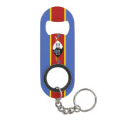 Eswatini National Pride Patriotic Mini Flaschenöffner (Rückseite)