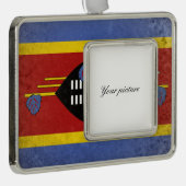 eSwatini Rahmen-Ornament Silber (Rechts)