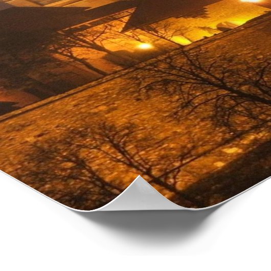 Esztergom bazilika lights poster (Ecke)