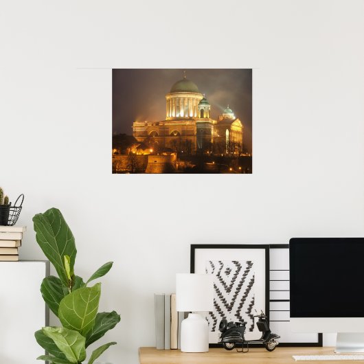 Esztergom bazilika lights poster (Heimbüro)