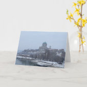 Esztergom Hungary Card Karte (Gelbe Blume)