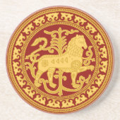 Esztergom Lion Sandstone Untersetzer (Vorne)