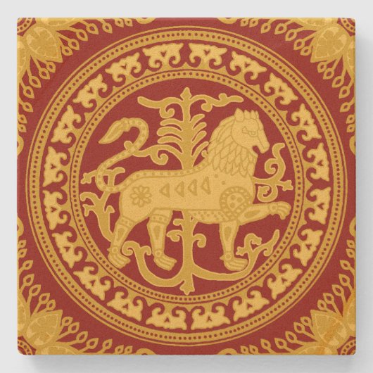 Esztergom Lion Stone Untersetzer (Vorderseite)