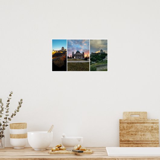 Esztergom Night Sky. Poster (Küche)