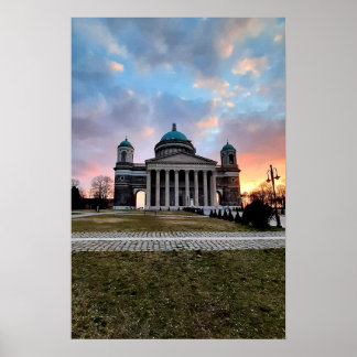 Esztergom Night Sky. Poster