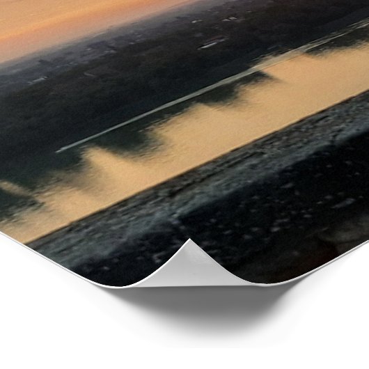 Esztergom Night Sky. Poster (Ecke)