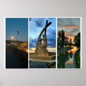 Esztergom Night Sky. Poster (Vorne)