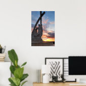 Esztergom Night Sky. Poster (Heimbüro)