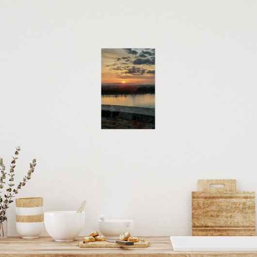 Esztergom Night Sky. Poster (Küche)