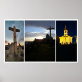 Esztergom Night Sky. Poster (Vorne)