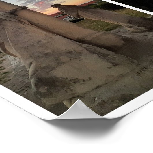 Esztergom Night Sky. Poster (Ecke)