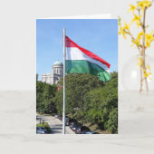 Esztergom Ungarn Blank Card Karte (Gelbe Blume)