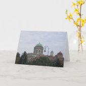 Esztergom Ungarn Geburtskarte Karte (Gelbe Blume)