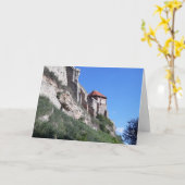 Esztergom Ungarn Geburtskarte Karte (Gelbe Blume)
