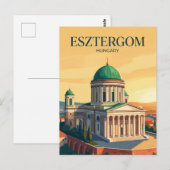 Esztergomer Basilika Ungarn Postkarte (Vorne/Hinten)