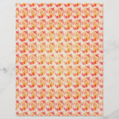 ET Abstract Rosen Scrapbook Papier Stapel Seiten (Hinten)