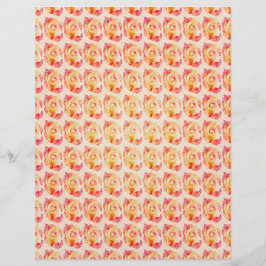 ET Abstract Roses Scrapbook Papier 2-seitige Seite