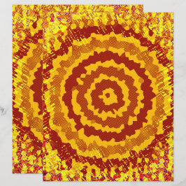 ET Abstrakte Blume Scrapbook Seite 2-seitige Seite