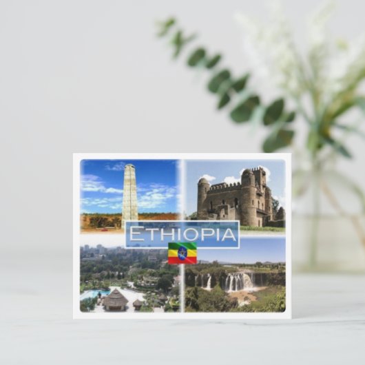 ET Äthiopien - Afrika - Postkarte (Stehend Vorderseite)