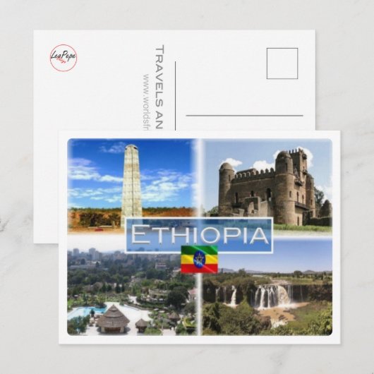 ET Äthiopien - Afrika - Postkarte (Vorne/Hinten)