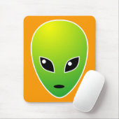 ET - auf Orange - Customized Mousepad (Mit Mouse)