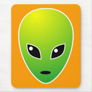 ET - auf Orange - Customized Mousepad