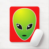 ET - auf Rot - Maßgeschneidert Mousepad (Mit Mouse)