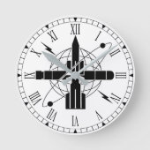 ET Branch-Abzeichen Runde Wanduhr (Vorderseite)