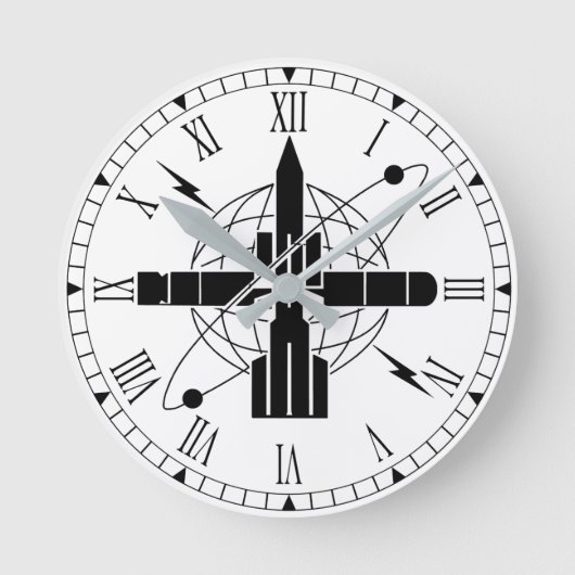 ET Branch-Abzeichen Runde Wanduhr (Vorderseite)