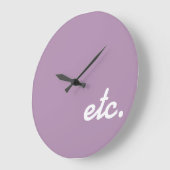 Et Cetera Große Wanduhr (Winkel)