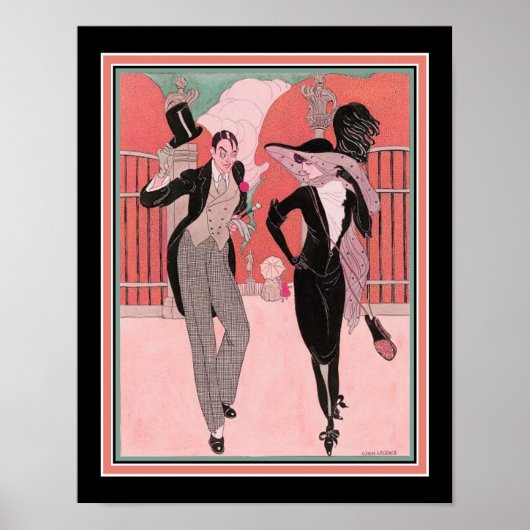 "Et Elegant Par" Kunstdekoration von 1920 Poster (Vorne)